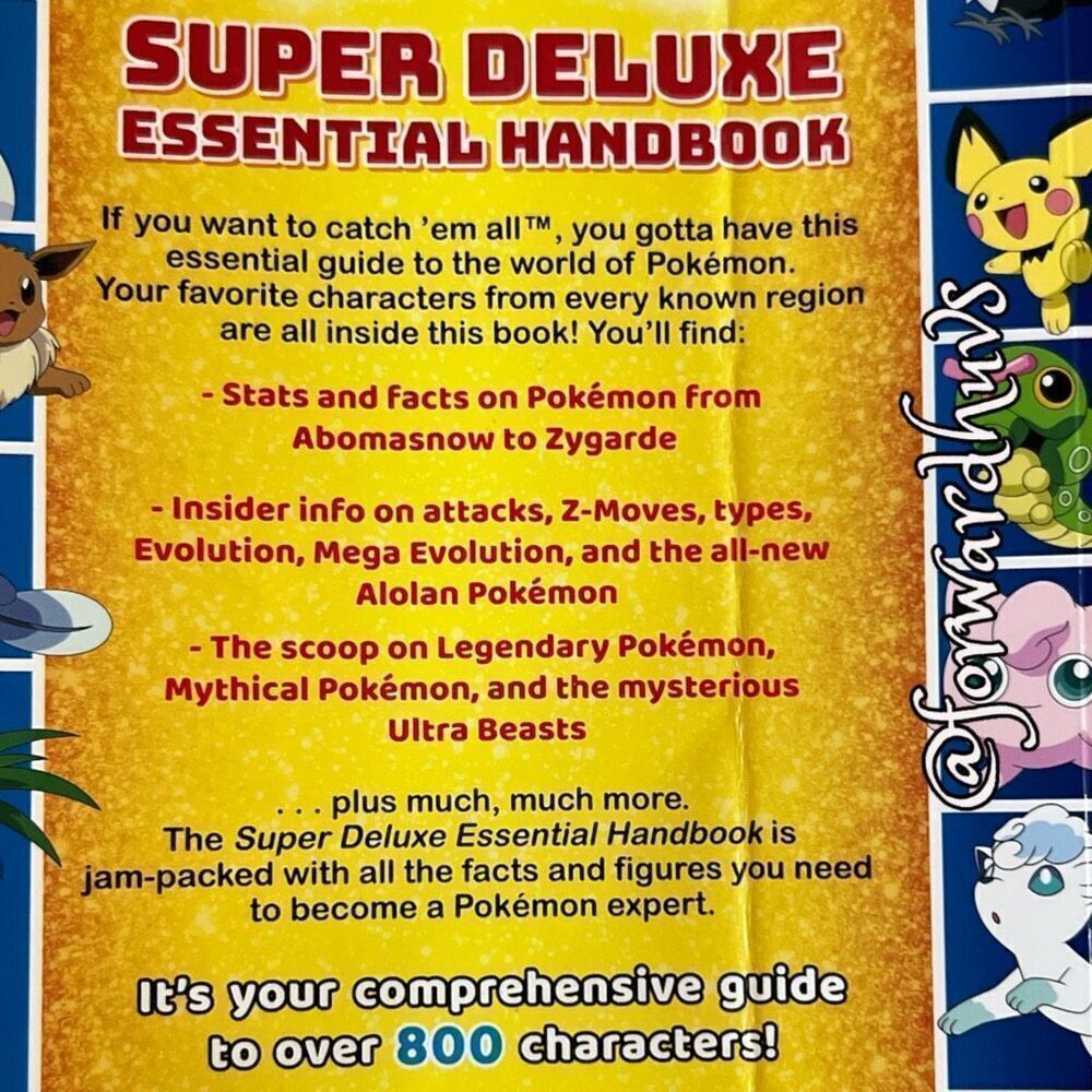 Pokémon Super Deluxe Essential Handbook | Worn with Damage - Picture 3 of 13